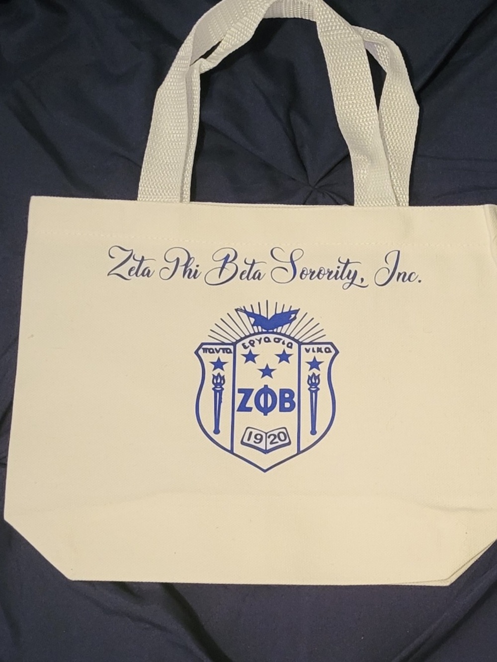 Mini Zeta Phi Beta Sorority Tote Bag